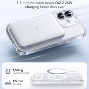 Husa pentru iPhone 17 - ESR Classic Hybrid HaloLock - Clear Shimmer
