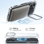 Husa pentru iPhone 17 Pro - ESR Classic Hybrid HaloLock Kickstand - Clear