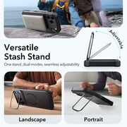 Husa pentru iPhone 17 Pro - ESR Cyber Armor Kickstand - Black