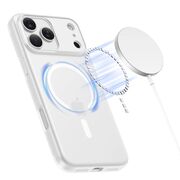 Husa pentru iPhone 17 Pro SlimCore Compatibila MagSafe - Protectie inteligenta, Estetica minimalista - frosted - transparent mat