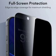 Folie pentru iPhone 17 Air (set 3) - ESR Privacy Tempered Glass UltraFit - Black