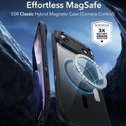 Husa pentru iPhone 17 Air - ESR Classic Hybrid HaloLock - Clear Black