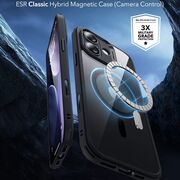 Husa pentru iPhone 17 - ESR Classic Hybrid HaloLock - Clear Black