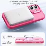 Husa pentru iPhone 17 - ESR Classic Hybrid HaloLock - Frosted Pink