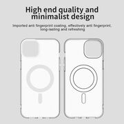 Husa premium pentru iPhone 13 VivaShell Fusion compatibila MagSafe, Anti-Shock - Protectie Avansata Display & Camera - Design Slim și Elegant - alb