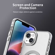 Husa premium pentru iPhone 13 VivaShell Fusion compatibila MagSafe, Anti-Shock - Protectie Avansata Display & Camera - Design Slim și Elegant - alb