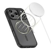 Husa premium pentru iPhone 17 Pro CoreDefender, compatibila MagSafe, Protectie lentile, Never-Yellow, anti-amprente - negru mat