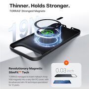 Husa pentru iPhone 17 Air - Torras SlimFit MagSafe Series - Black