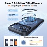 Husa pentru iPhone 17 Pro Max - Torras Ostand Pro MagSafe  Series - Negru