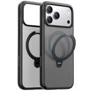 Husa pentru iPhone 17 Pro Max - Torras Ostand Spin MagSafe Series - Black