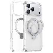 Husa pentru iPhone 17 Pro - Torras Ostand Spin MagSafe Series - Clear