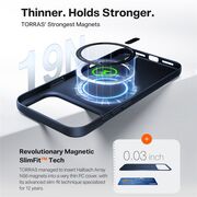 Husa pentru iPhone 17 Pro - Torras SlimFit MagSafe Series - Navy Blue