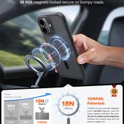 Husa pentru iPhone 17 - Torras Guardian Magnetic Series - Black