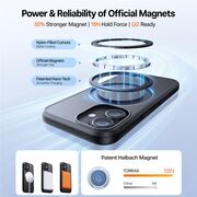 Husa pentru iPhone 17 - Torras Ostand Pro MagSafe Series - Negru