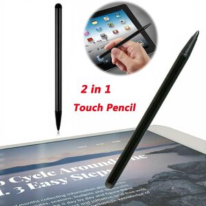 Stylus Pen universal 2 in 1 pentru tablete, telefoane si Pda, Gps, negru