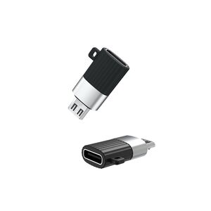 XO adaptor NB149-C de la USB-C la micro-USB negru