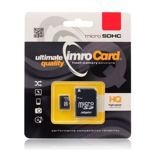 Card de memorie Imro Micro SD HC 32 GB Clasa 10 + Adaptor SD