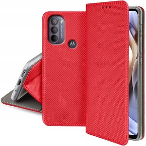 Husa pentru Motorola Moto G31 / G41 Wallet tip carte, rosu