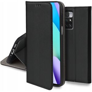 Husa pentru Xiaomi Redmi 10 Wallet tip carte, negru