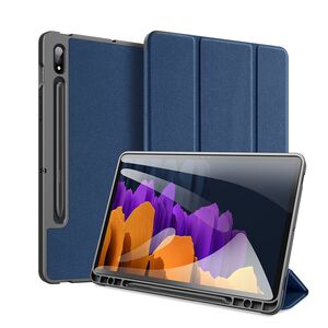 Husa pentru tableta Samsung Galaxy Tab S7 / S8 Dux Ducis Domo, navy blue
