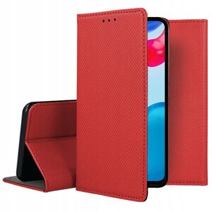 Huse Xiaomi Redmi Note 11 4G / Note 11s Wallet tip carte, rosu