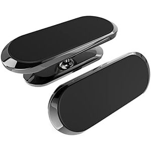 Suport universal pentru telefon G2 magnetic cu rotire 360, negru-argintiu