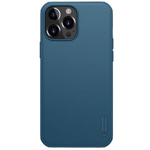 Husa iphone 13 pro max, super frosted shield, nillkin - albastru