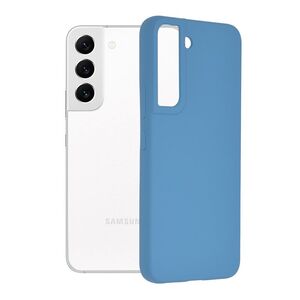 Husa samsung galaxy s22, soft edge silicone, techsuit - denim blue