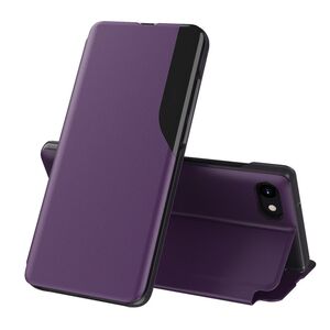 Husa iPhone 7 Eco Leather View Flip Tip Carte - Mov