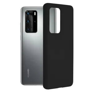 Husa huawei p40 pro din silicon moale, techsuit soft edge - negru