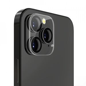 Folie iphone 12 pro, s+ camera glass, lito - black/transparent