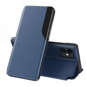 Husa iPhone 12 mini Eco Leather View Flip Tip Carte - Albastru