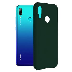 Husa huawei p smart 2019 din silicon moale, techsuit soft edge - dark green
