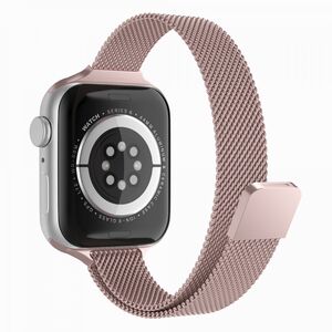 Curea Apple Watch 1 / 2 / 3 / 4 / 5 / 6 / 7 / 8 / SE / Ultra (42 mm / 44 mm / 45 mm / 49 mm)  Techsuit, roz, W034