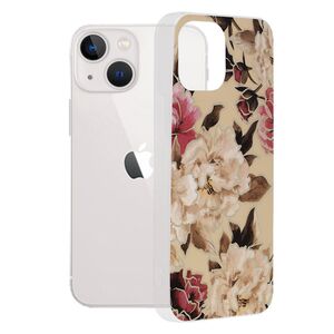 Husa iphone 13 mini marble series, techsuit - mary berry nude