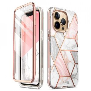 Husa iphone 13 pro max, stylish i-Blasom cosmo - , protectie display, marble