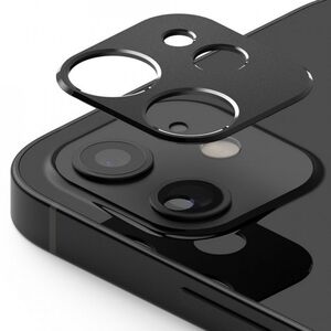 Folie iphone 12 mini, camera styling, ringke - negru