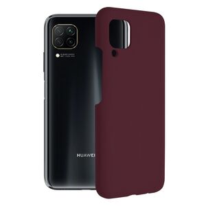 Husa huawei p40 lite din silicon moale, techsuit soft edge - plum violet