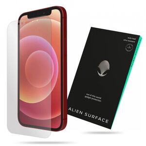 Folie iphone 12 mini, regenerabila + case friendly, alien surface - transparent