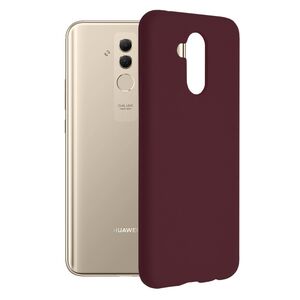 Husa huawei mate 20 lite din silicon moale, techsuit soft edge - plum violet