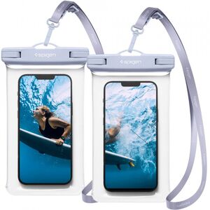 [Pachet 2x] Husa subacvatica telefon waterproof Spigen A601, bleu