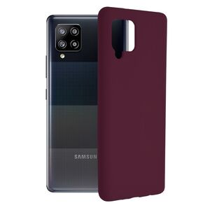 Husa samsung galaxy a42 5g din silicon moale, techsuit soft edge - plum violet