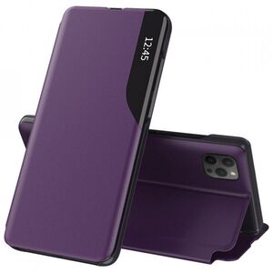 Husa iPhone 14 Pro Max Eco Leather View flip tip carte, mov