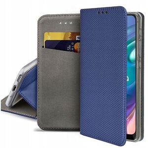 Husa pentru Realme 8 / 8 Pro 4G Wallet tip carte, navy blue