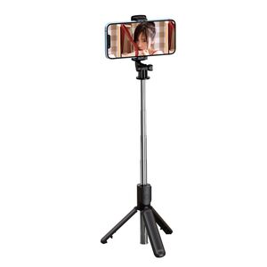 Selfie Stick wireless XO S09 cu trepied si telecomanda bluetooth / mâner stick foto, negru