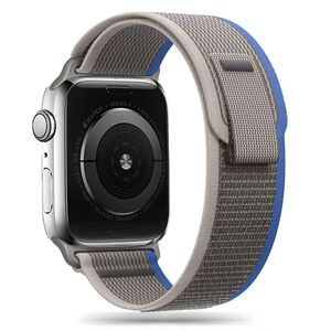 Curea De Ceas Tech-protect Nylon Apple Watch 4 / 5 / 6 / 7 / 8 / Se / Ultra (42 / 44 / 45 / 49 Mm) Grey/blue
