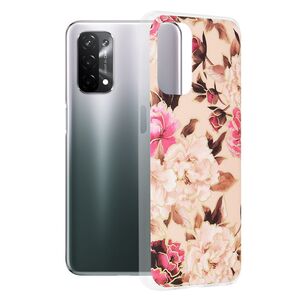 Husa oppo a54 5g / a74 5g / oneplus nord n200 5g marble series, techsuit - mary berry nude