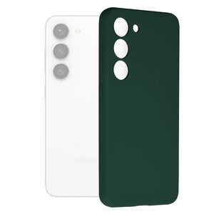 Husa samsung galaxy s23 din silicon moale, techsuit soft edge - verde