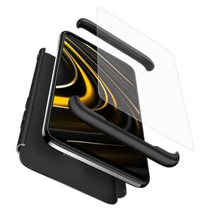 [Pachet 360°] Husa + Folie Xiaomi Poco M3 GKK Original - Negru