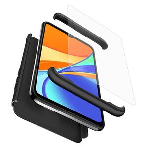 [Pachet 360°] Husa + Folie Xiaomi Redmi 9C GKK Original - Negru